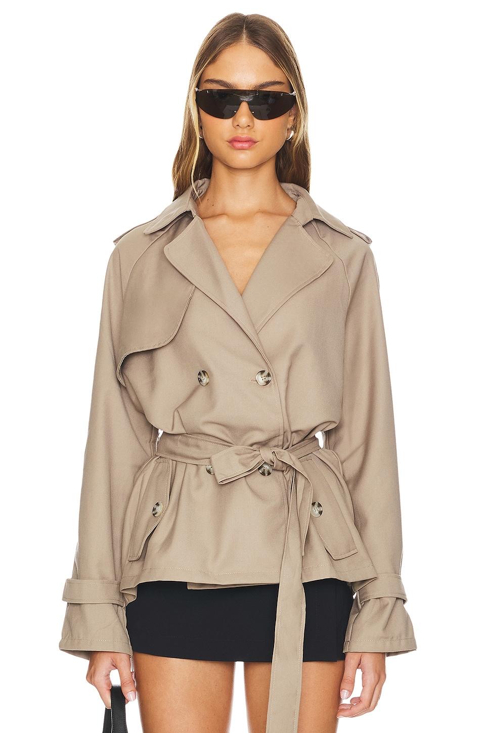 cropped trencherous coat