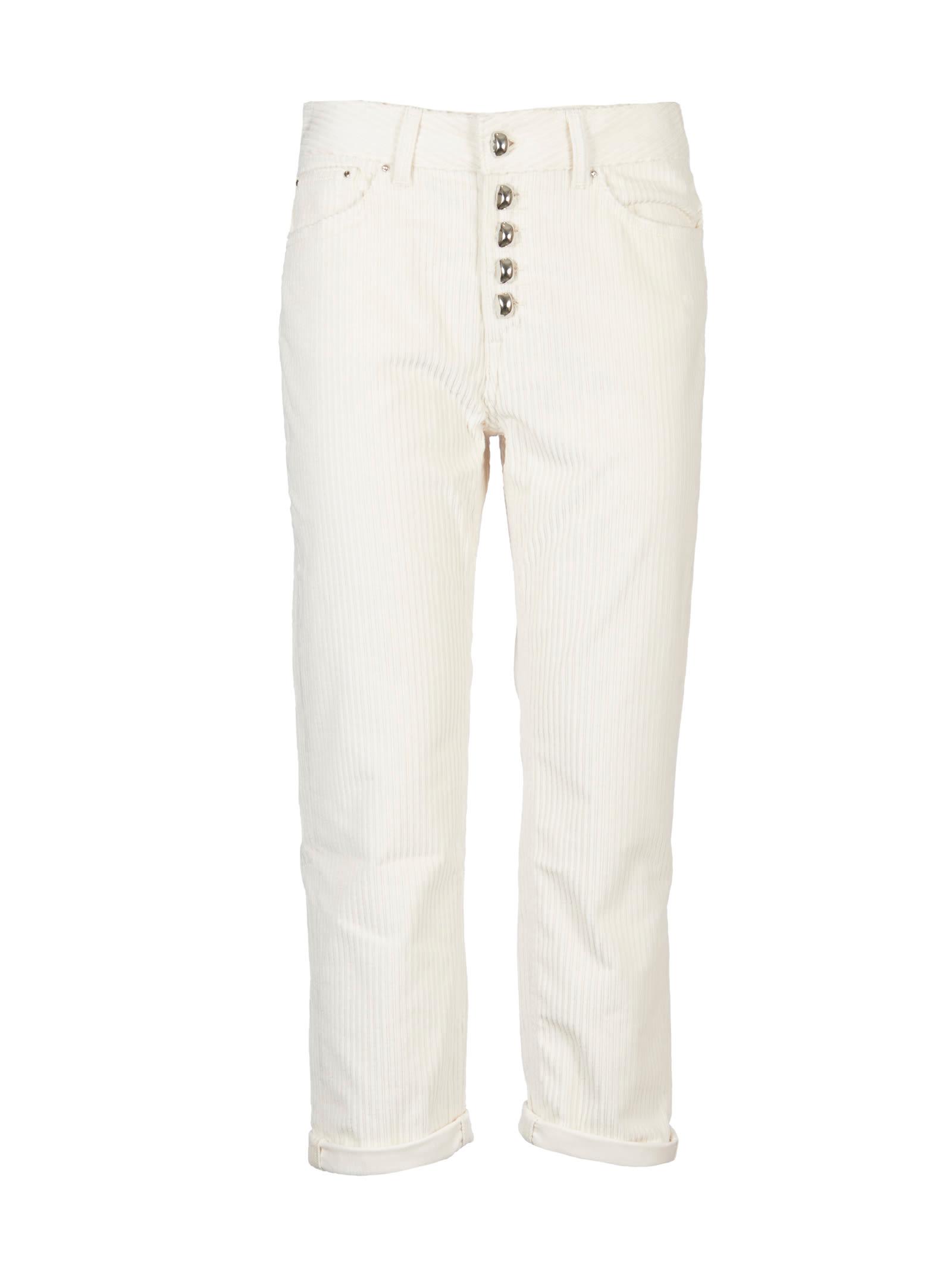 cropped trousers by dondup