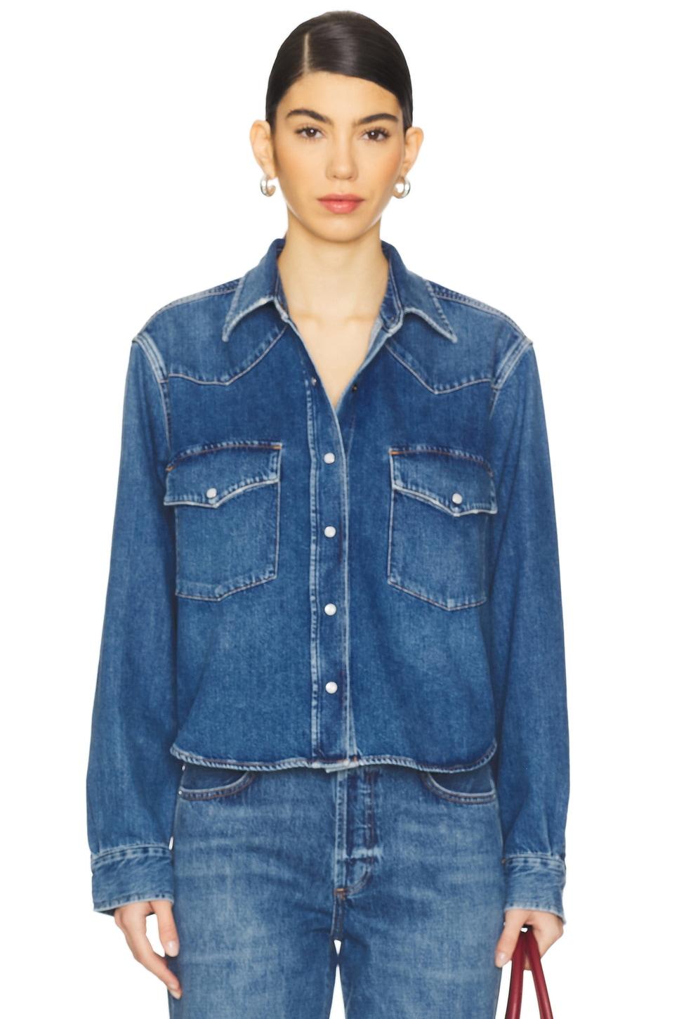 cropped western shirt