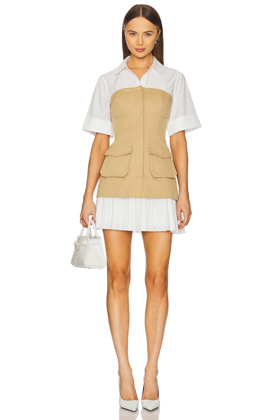 crosby short sleeve mini dress