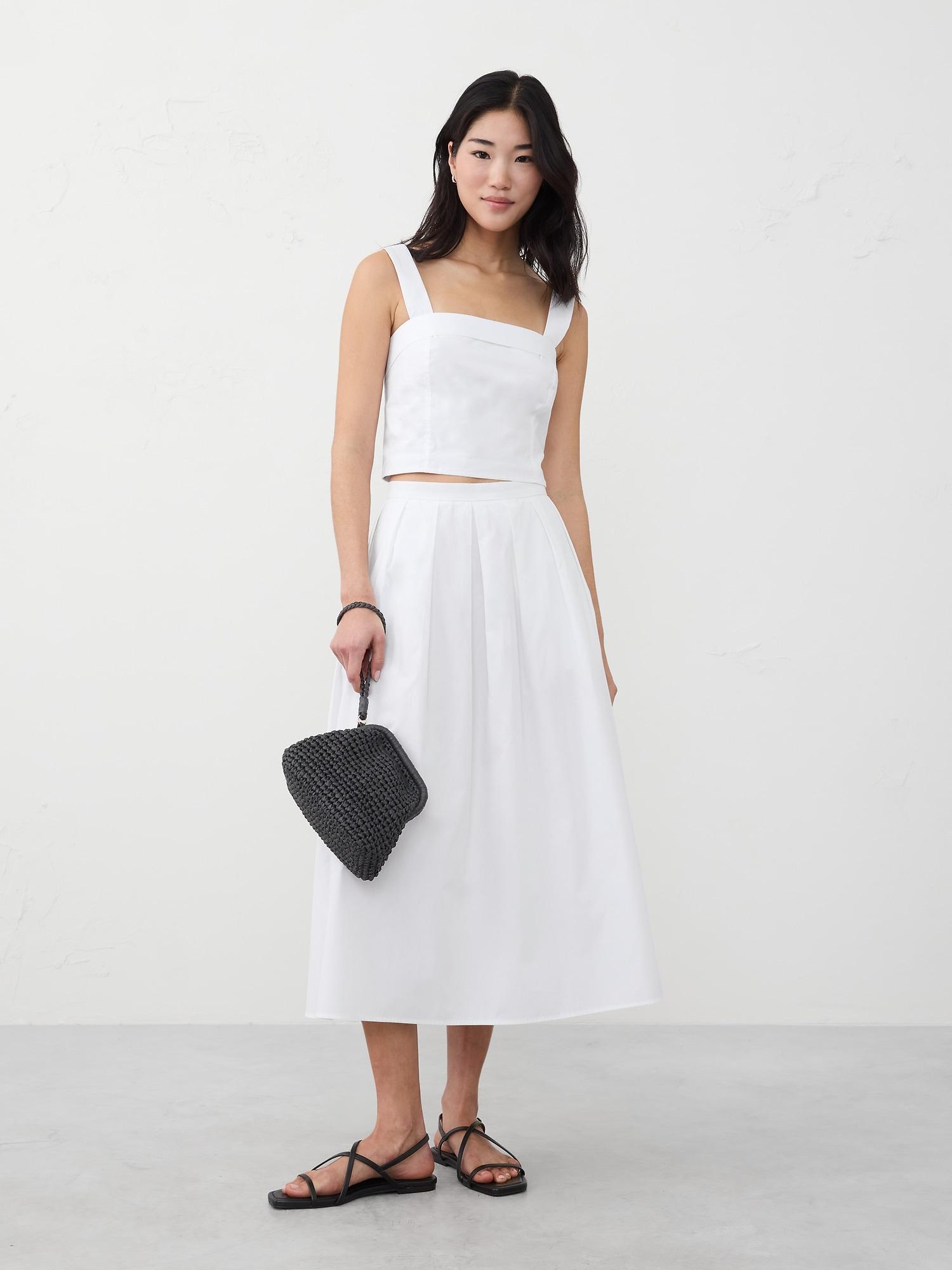 cross-back cropped top