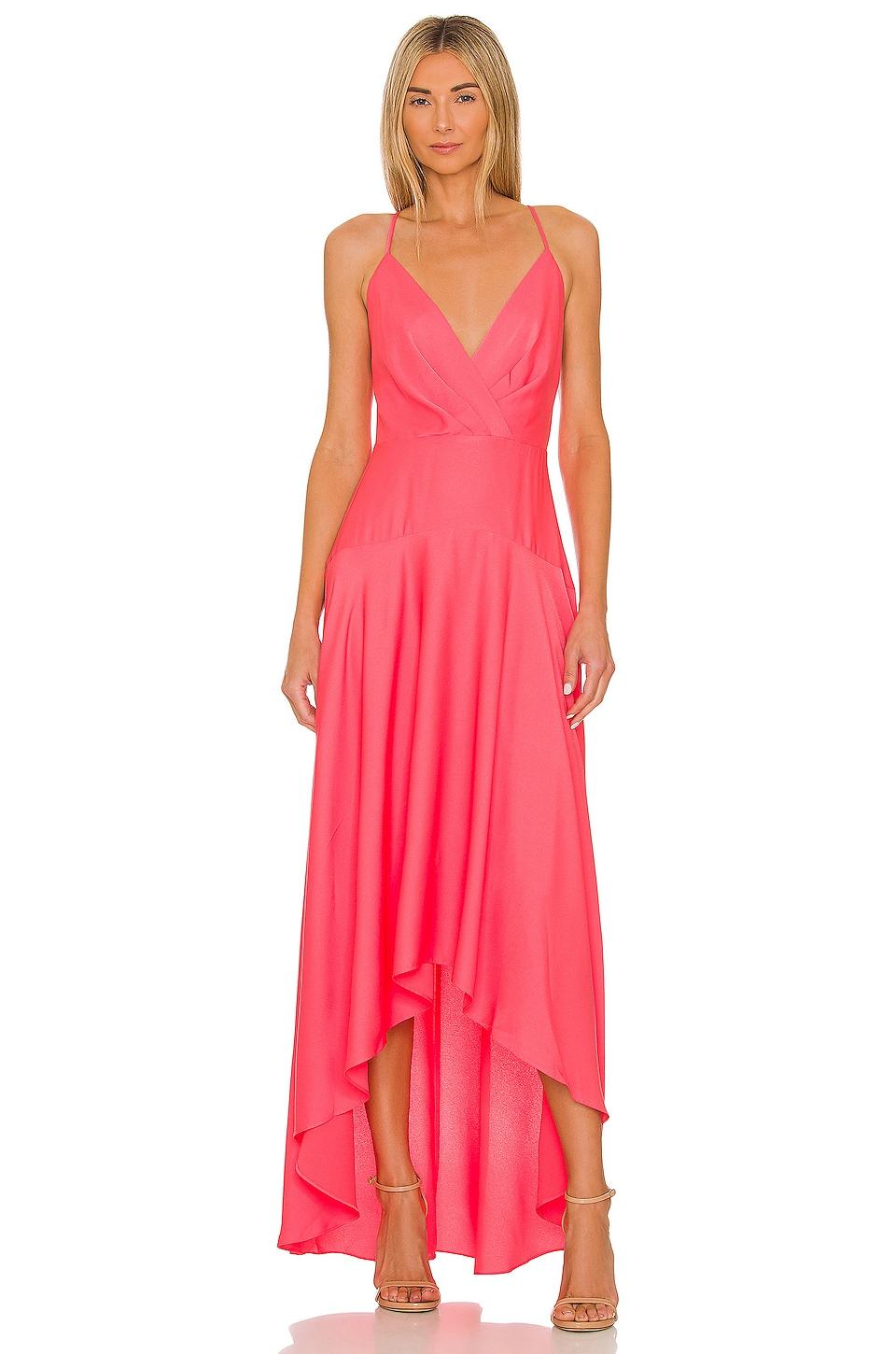 crossback evening dress