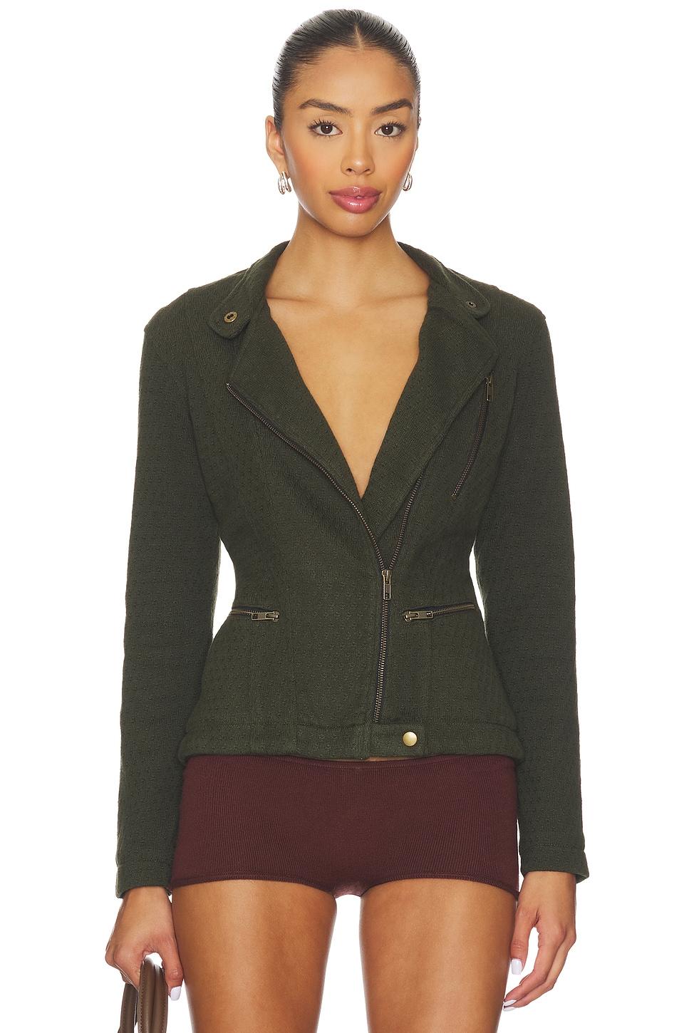 crossover zip jacket