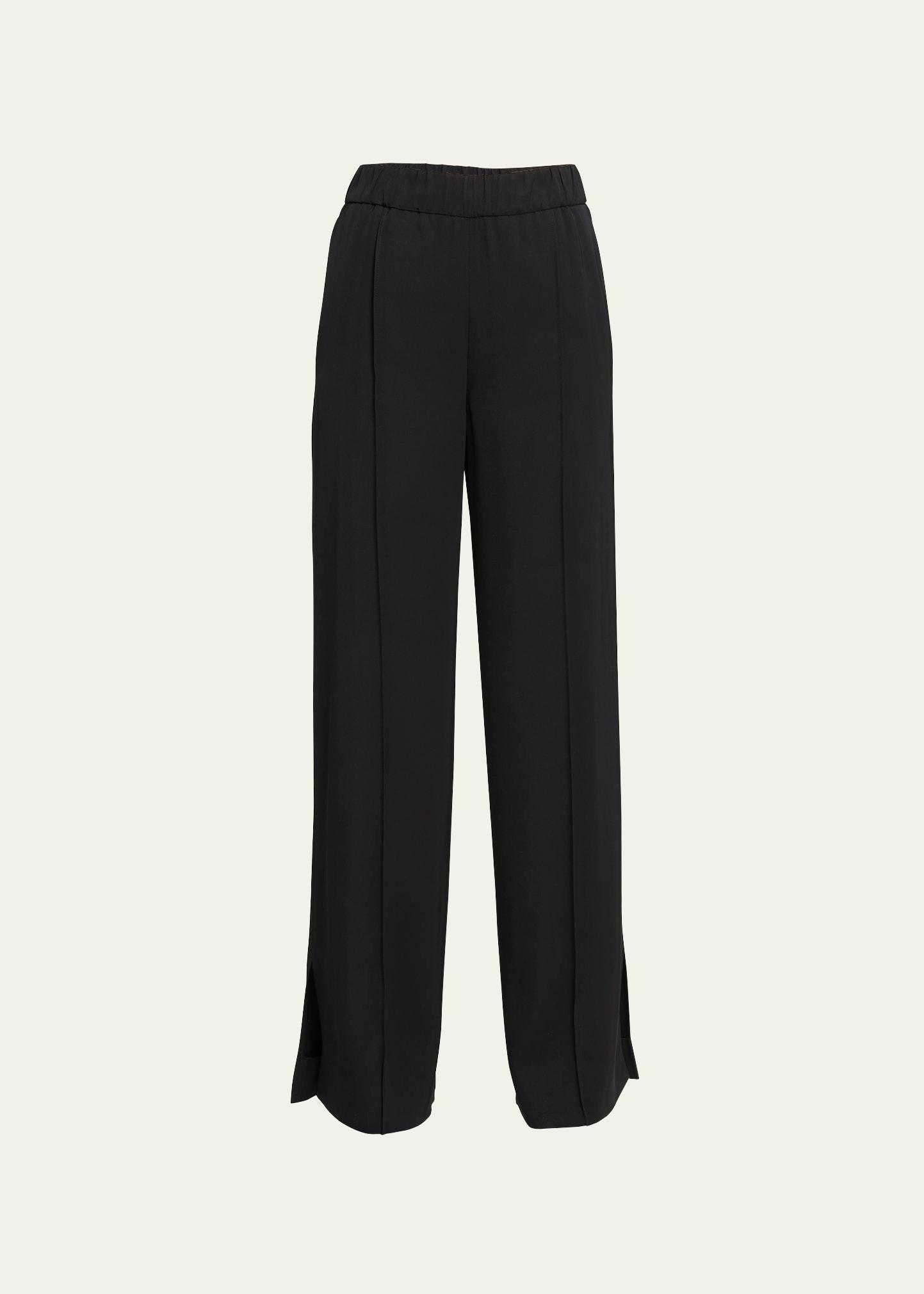 cruise slit-cuff straight-leg pants