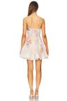 crush twist front mini dress