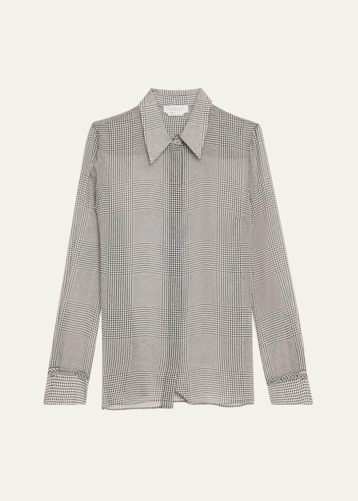 cruz prince of wales silk shirt