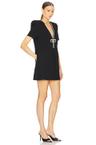 crystal bow t-shirt dress