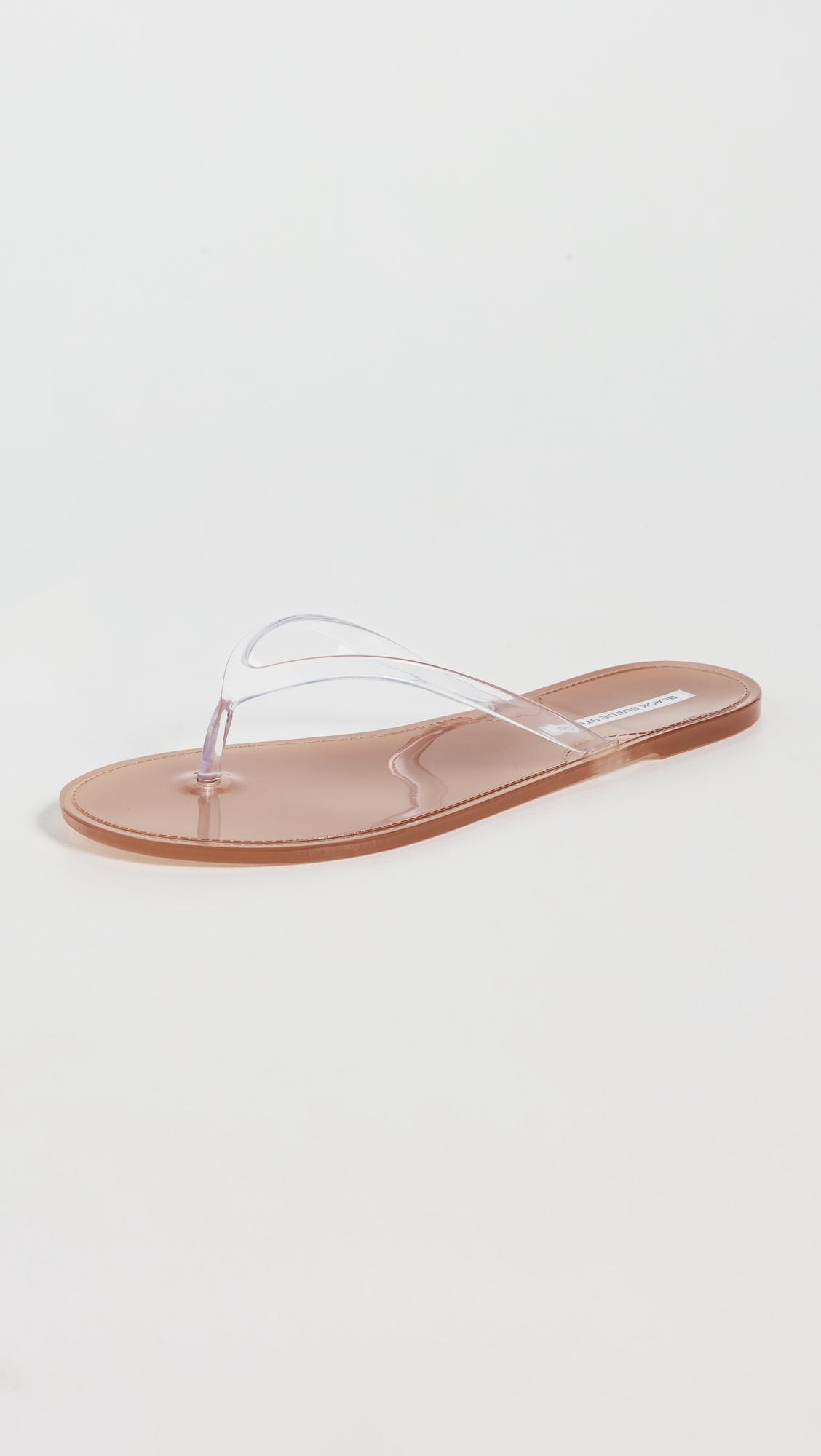 crystal jelly flip flops
