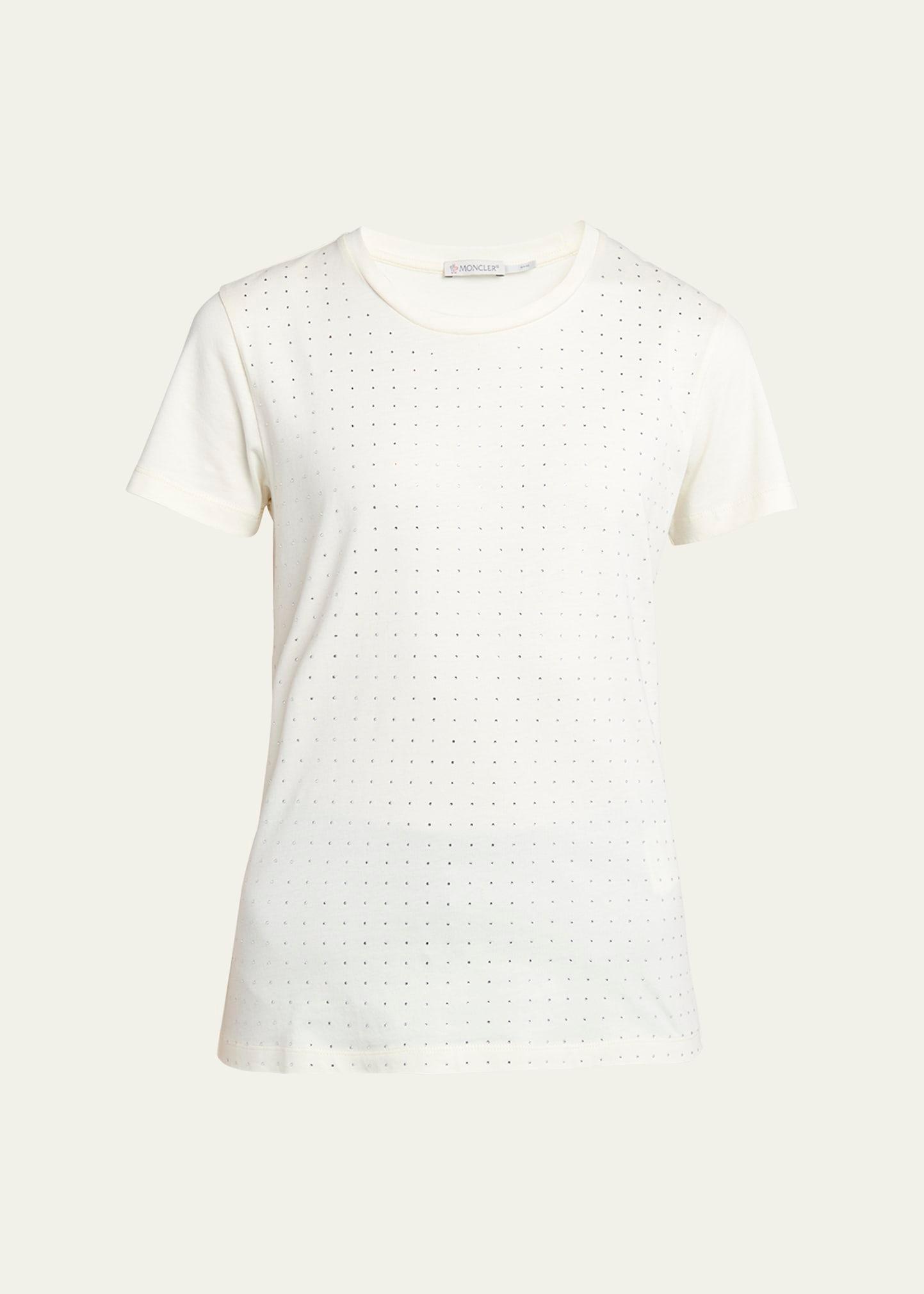 crystal logo patch t-shirt