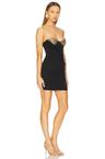 crystal mini dress