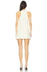 crystal speckled mini dress