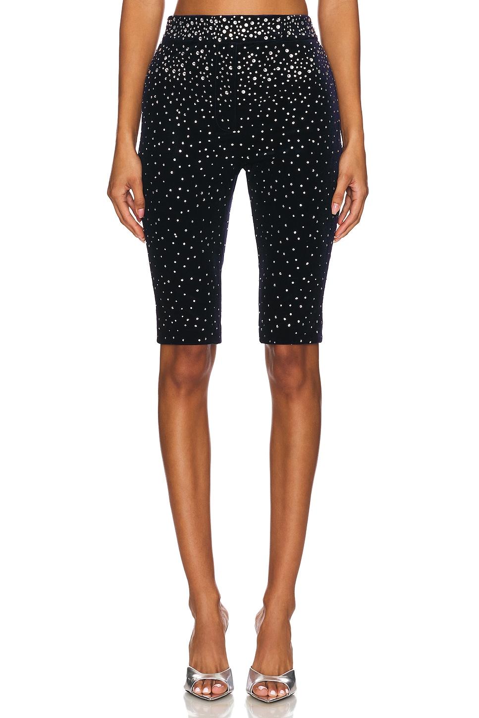 crystal velvet short
