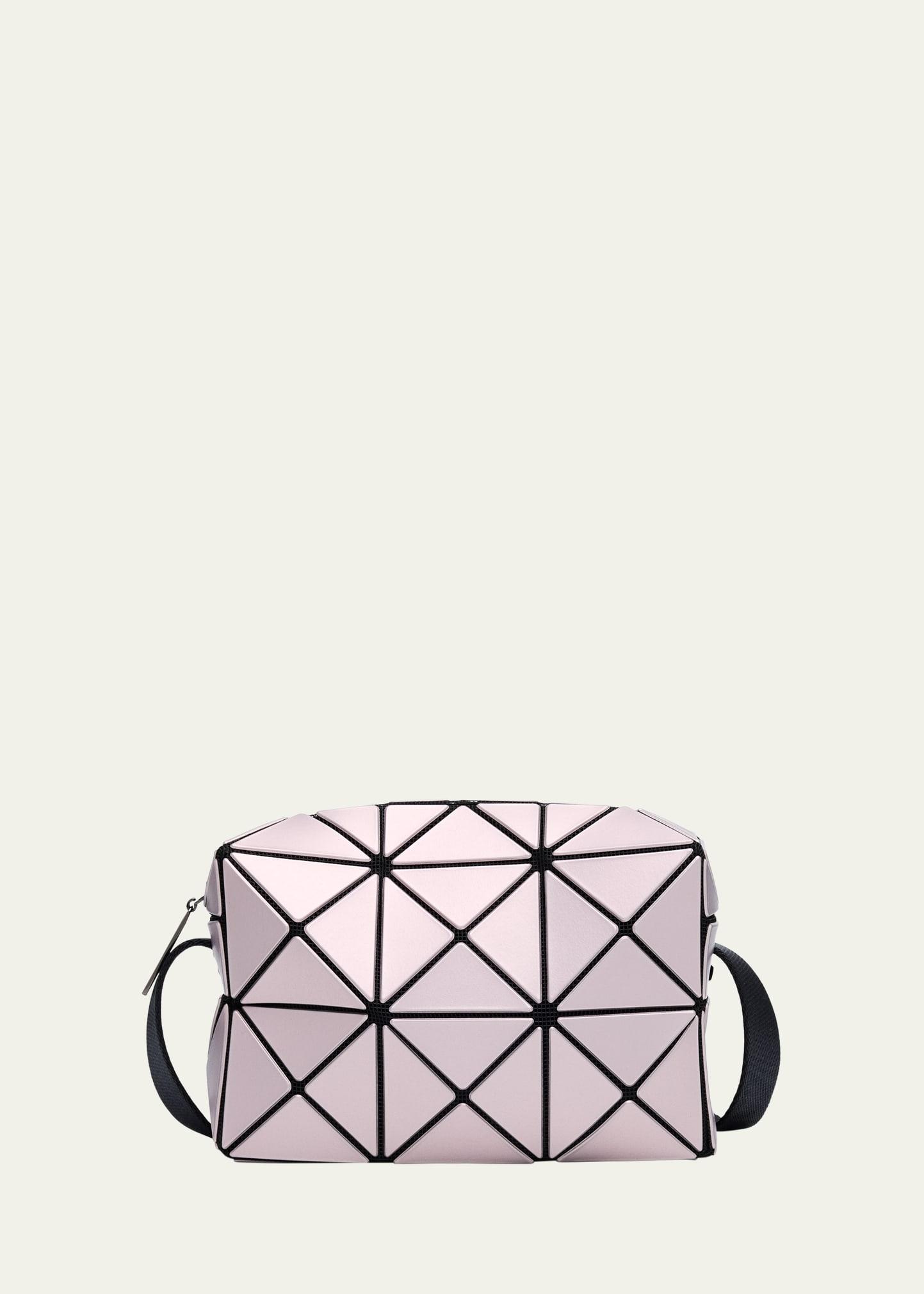 cuboid metallic crossbody bag