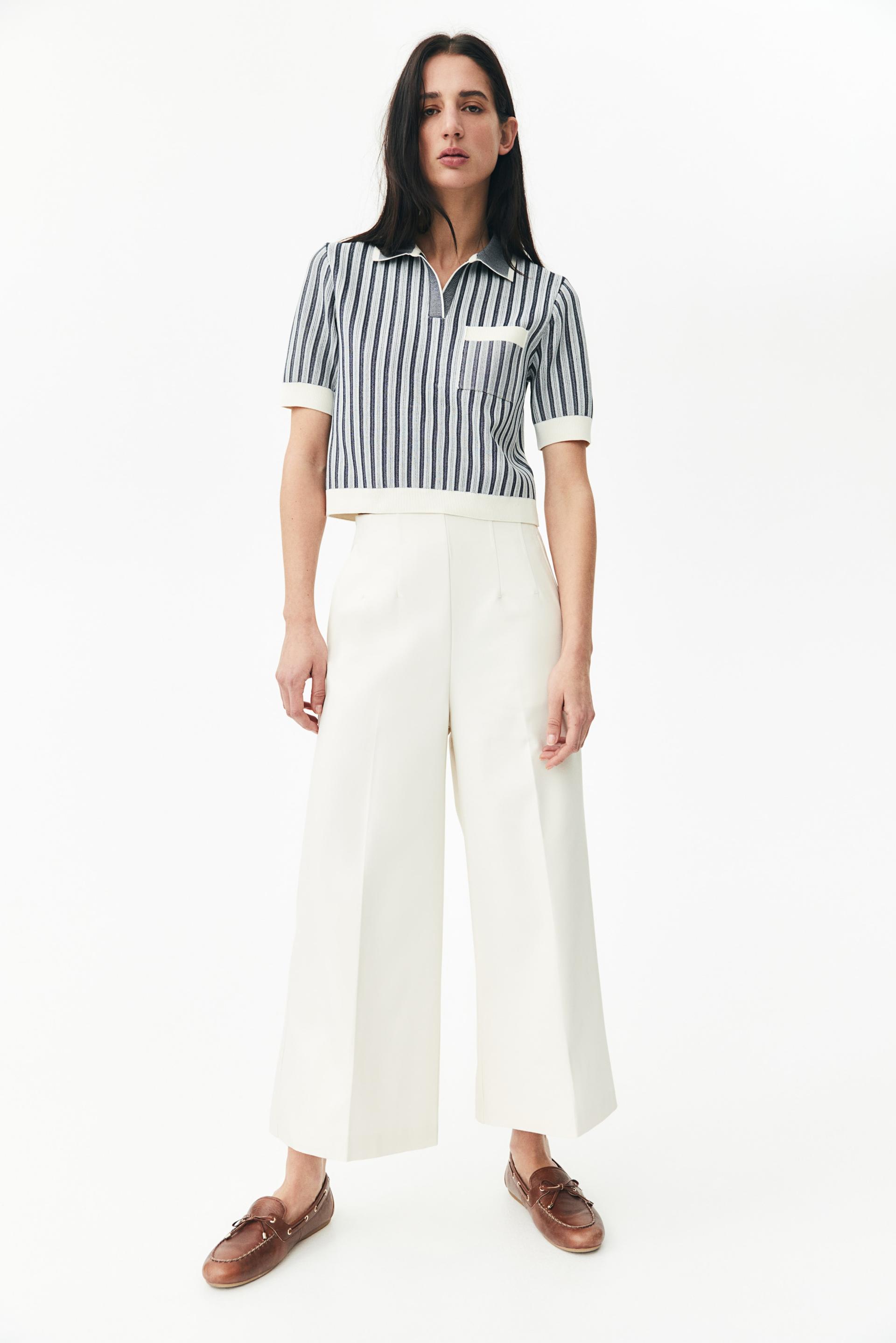 culottes with waist darts