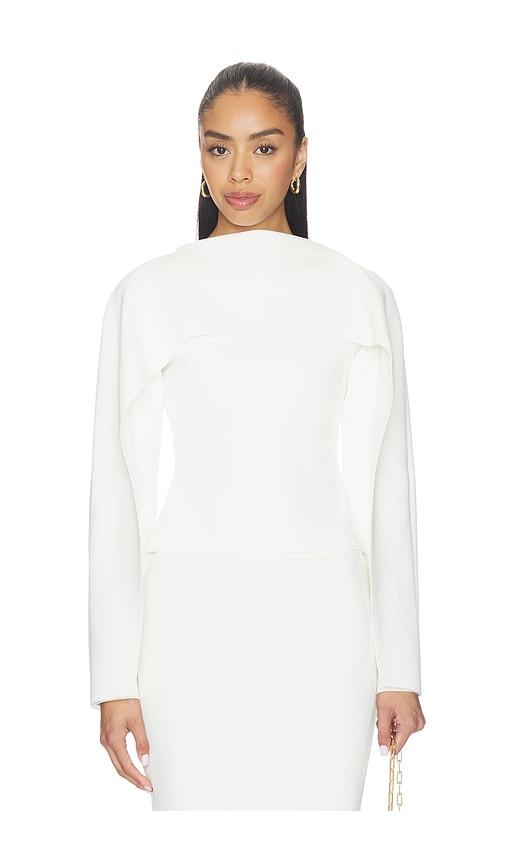cult gaia alka top in white.