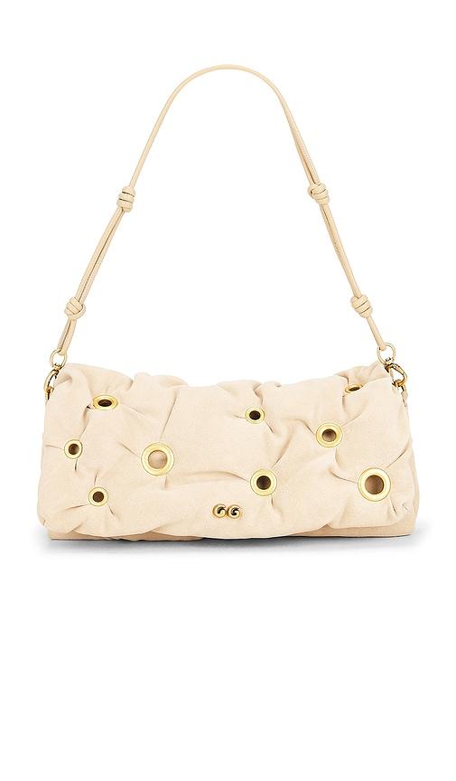cult gaia amalia clutch in cream.