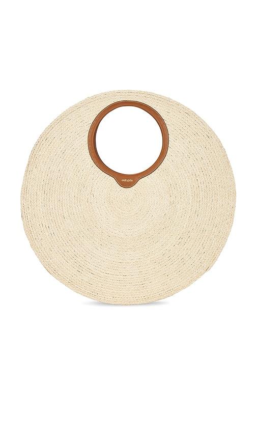 cult gaia amun shoulder bag in tan.