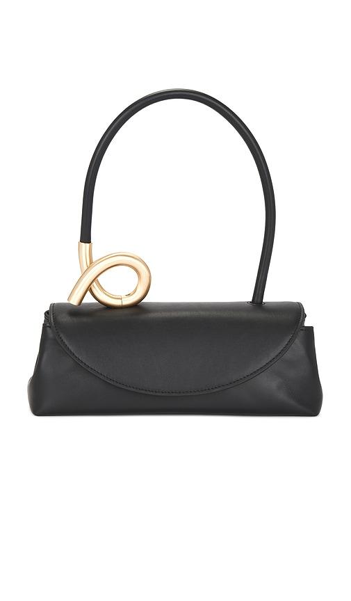 cult gaia azariah shoulder bag in black.