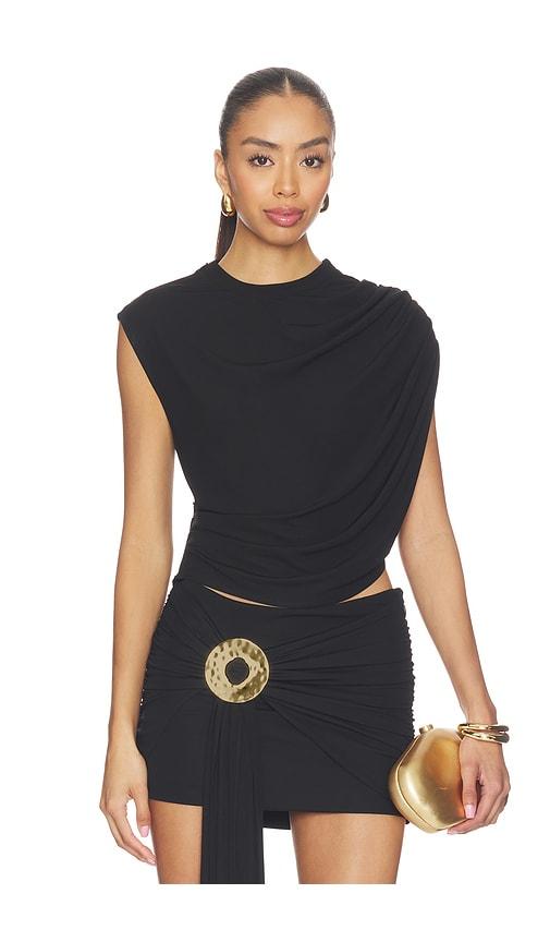 cult gaia celene top in black.