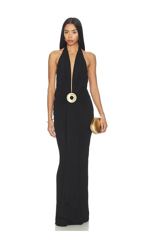 cult gaia chii dress in black.