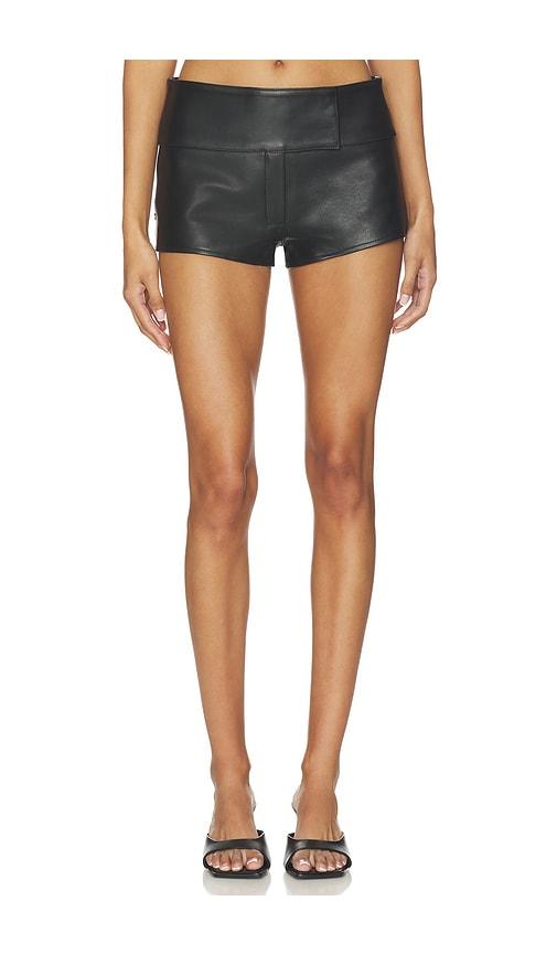 cult gaia denny short in black.