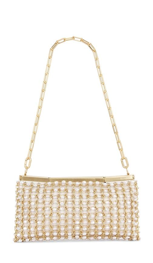 cult gaia felice crossbody in white.