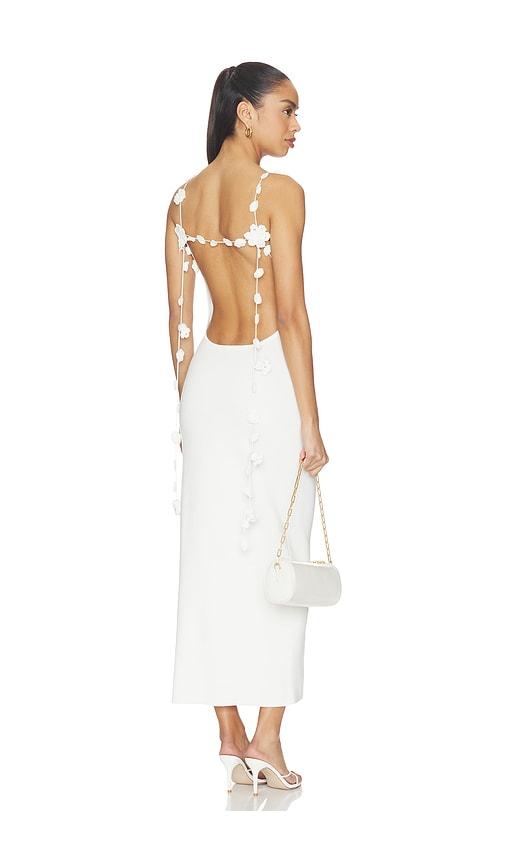 cult gaia giuliana dress in white.