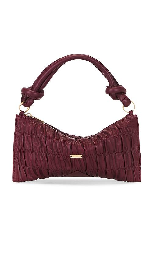 cult gaia hera nano shoulder bag in wine.