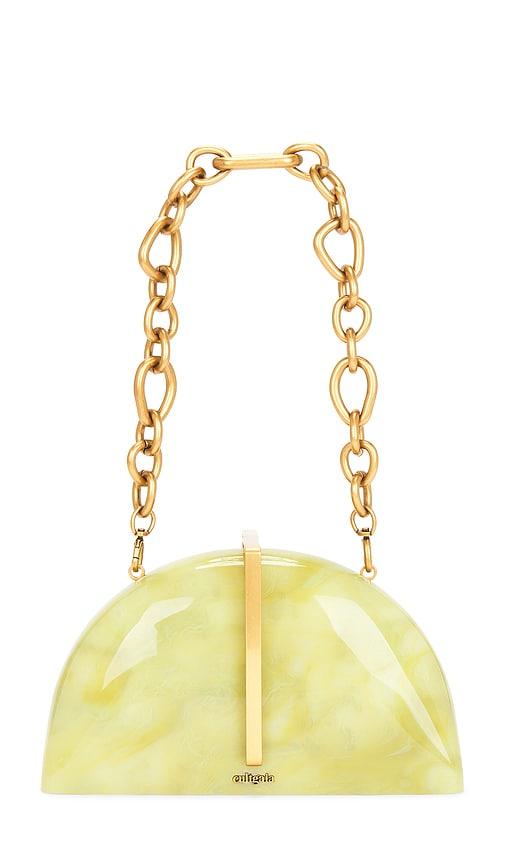 cult gaia laguna clutch in green.