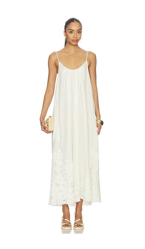 cult gaia magda dress in cream.