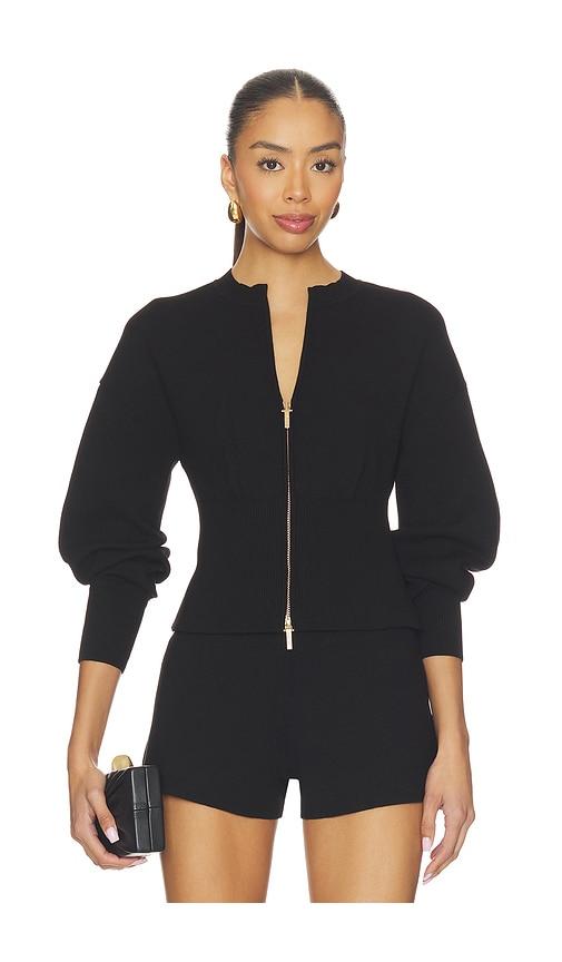 cult gaia monroe sweater in black.