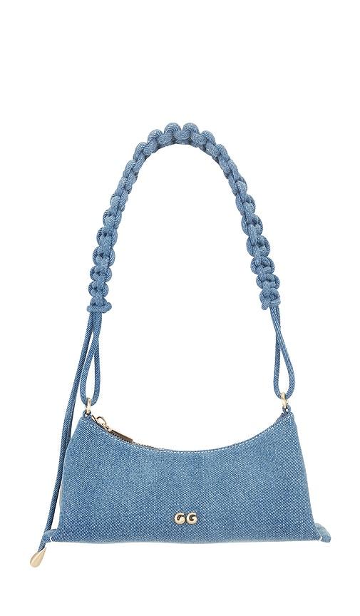 cult gaia osa shoulder bag in blue.