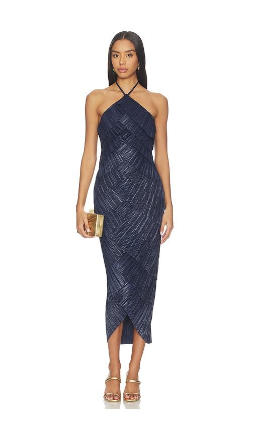 cult gaia patrizia dress in navy.