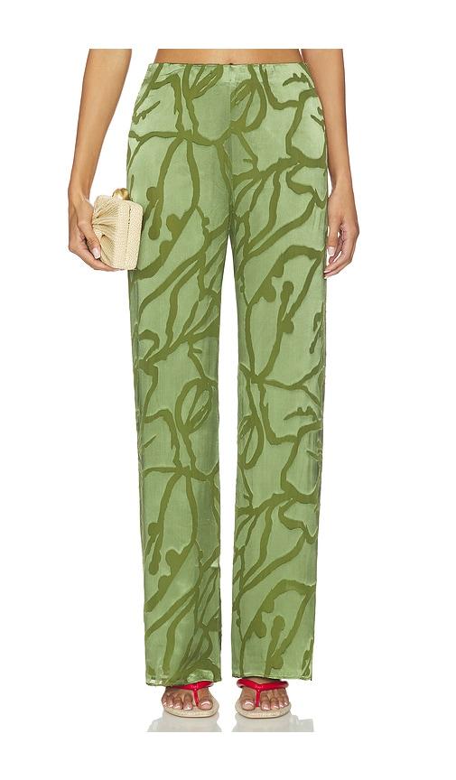 cult gaia sara pant in green.