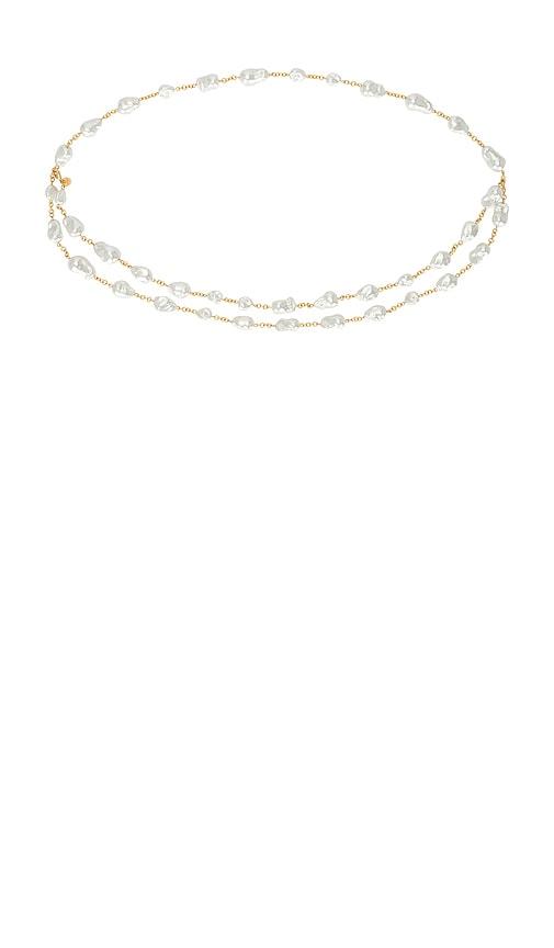 cult gaia vana belt in white.