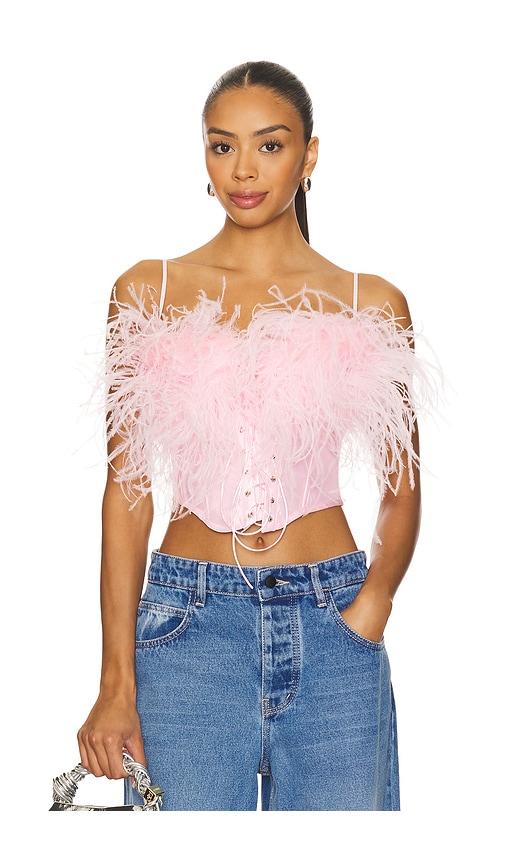 cultnaked cloud nine bra set in pink.