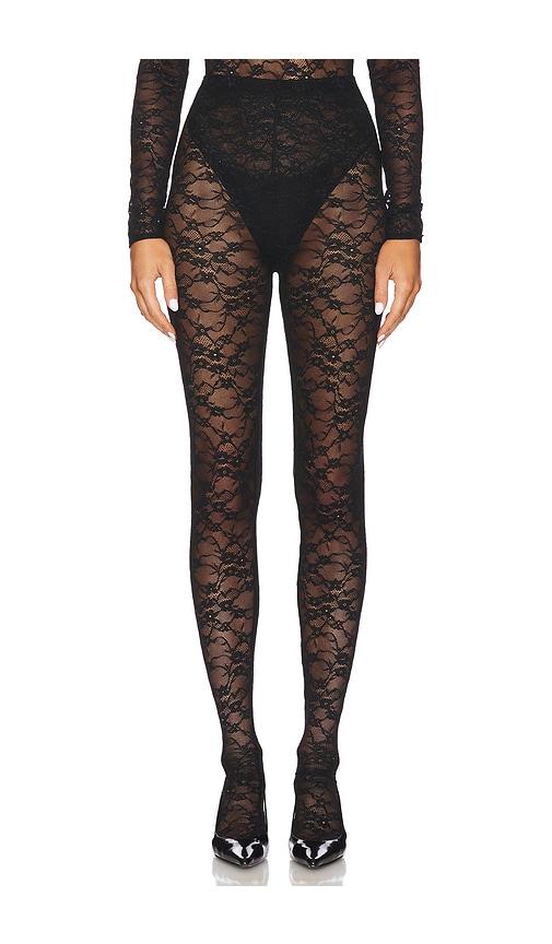 cultnaked lace skin leggings in black.