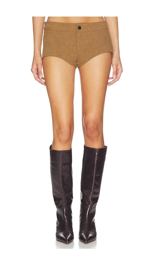 cultnaked mini mini short in cognac.