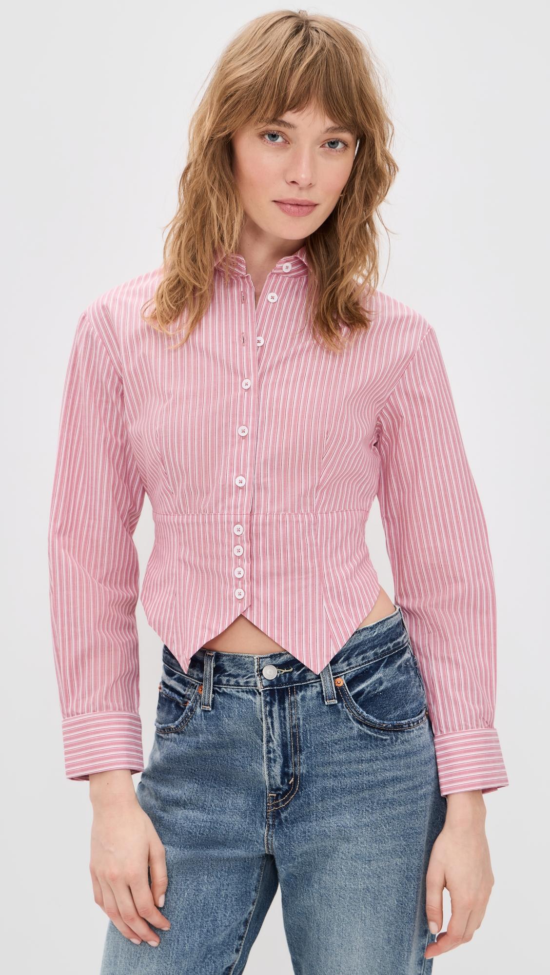 cummerbund button down shirt