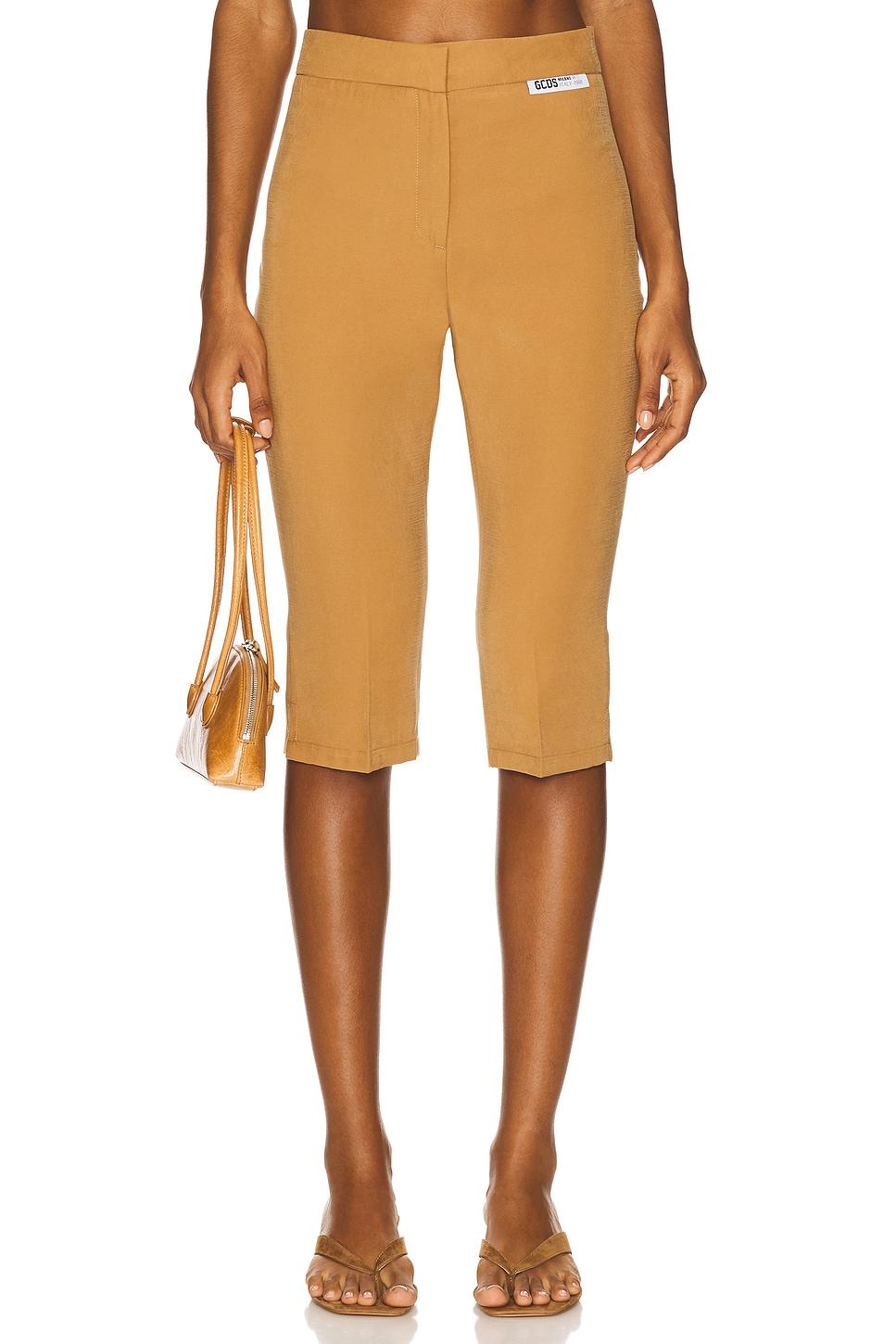 cupro tailoring capri trousers