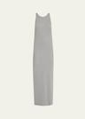 curved rib knit tank dress