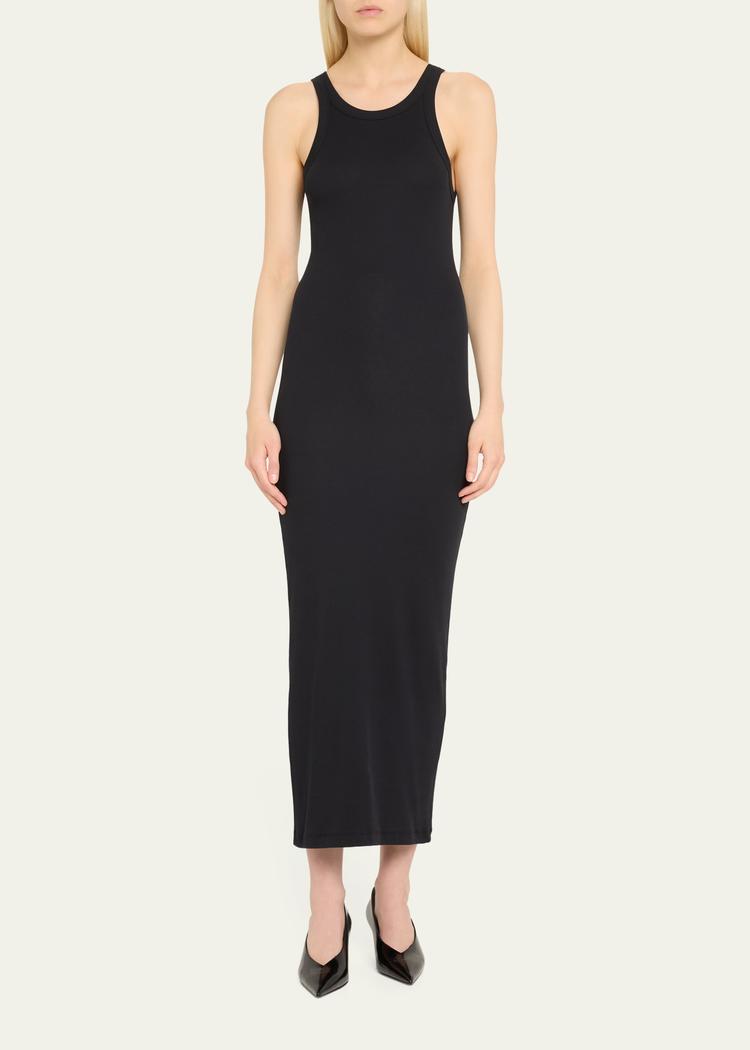 curved rib tank dress