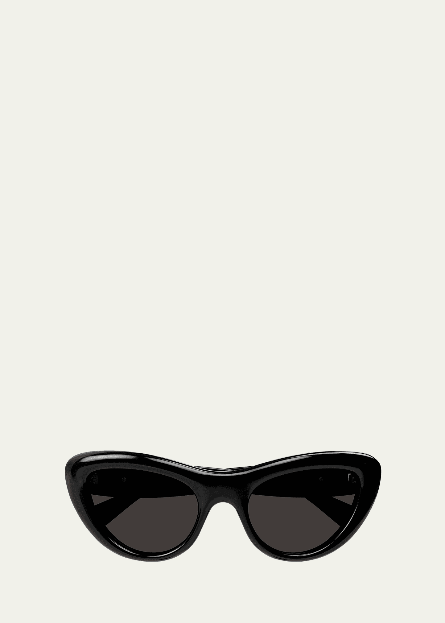 curvy acetate cat-eye sunglasses