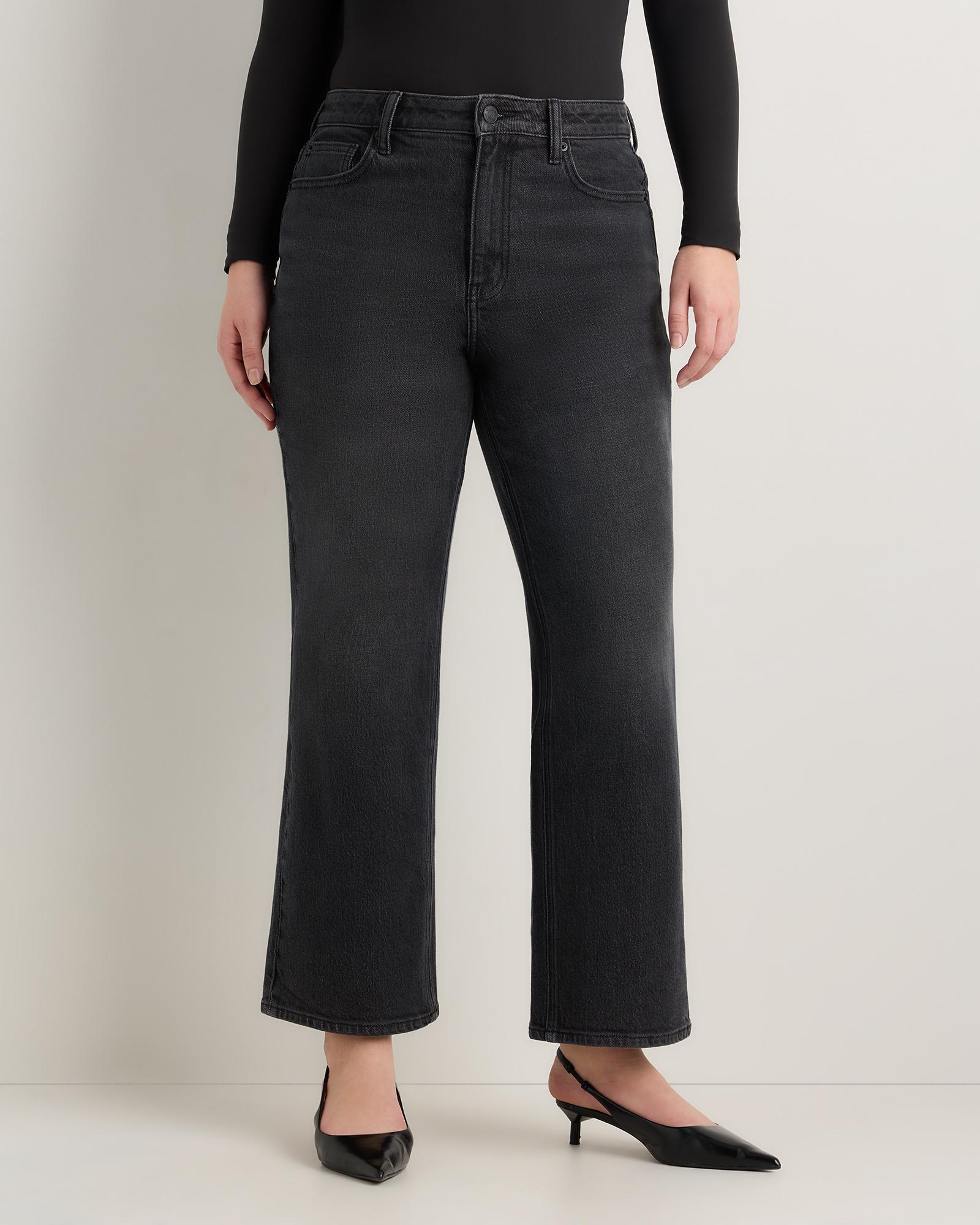 curvy bella stretch relaxed straight jeans