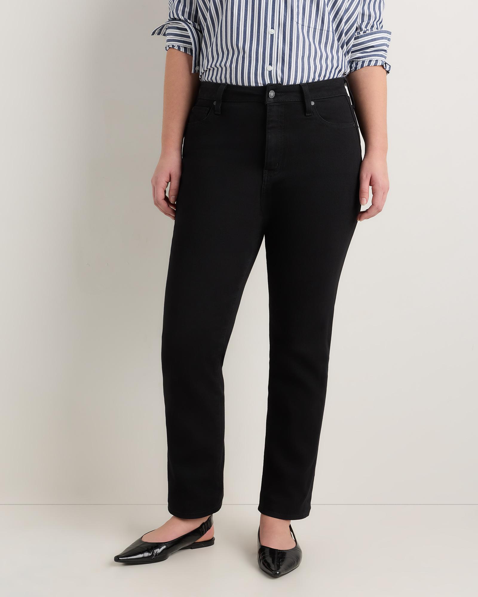 curvy bella stretch straight jeans