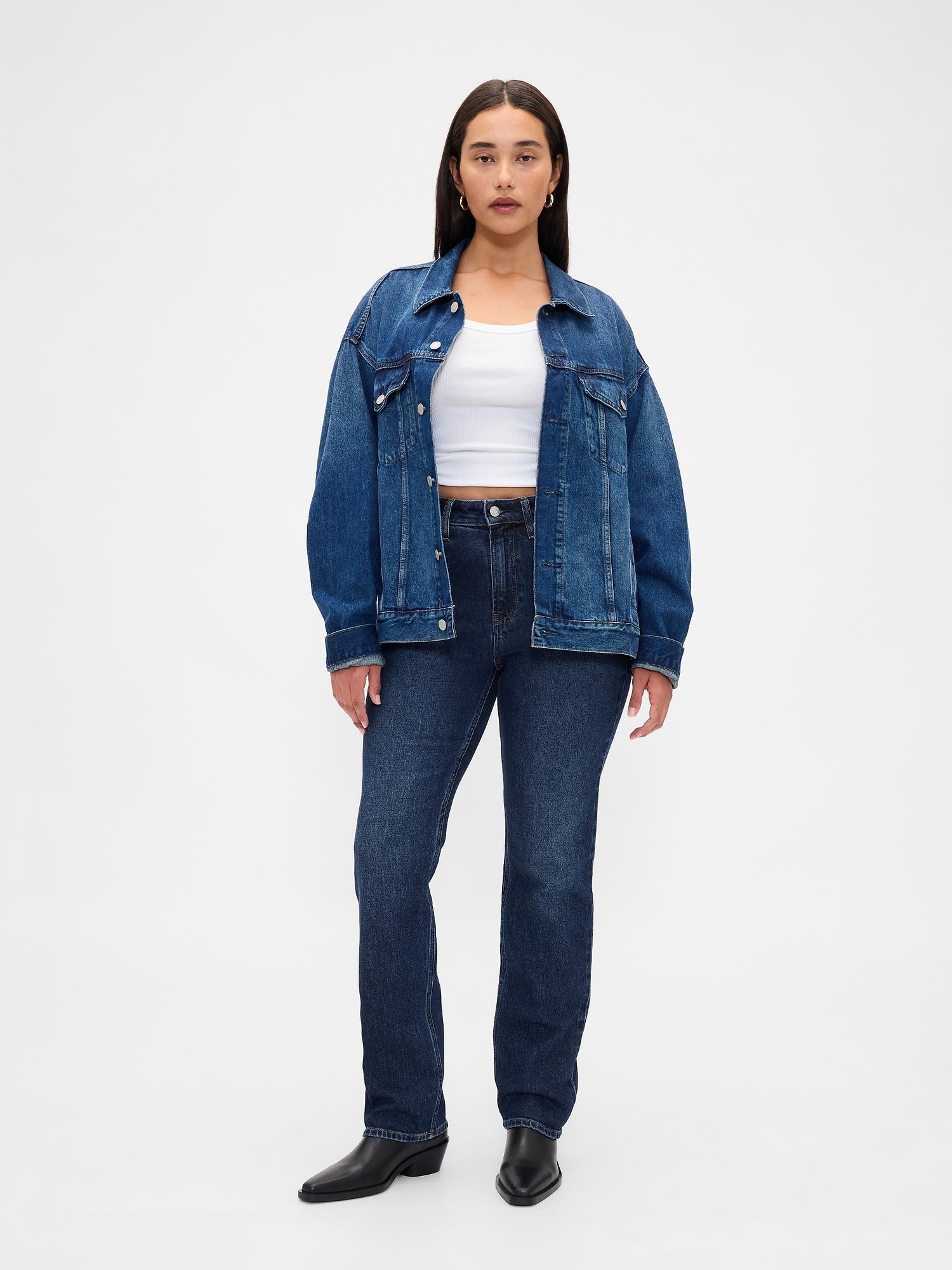 curvy high rise '90s straight jeans