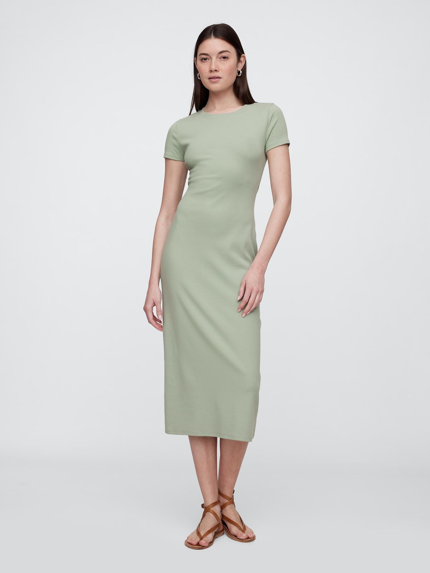 cutout maxi t-shirt dress