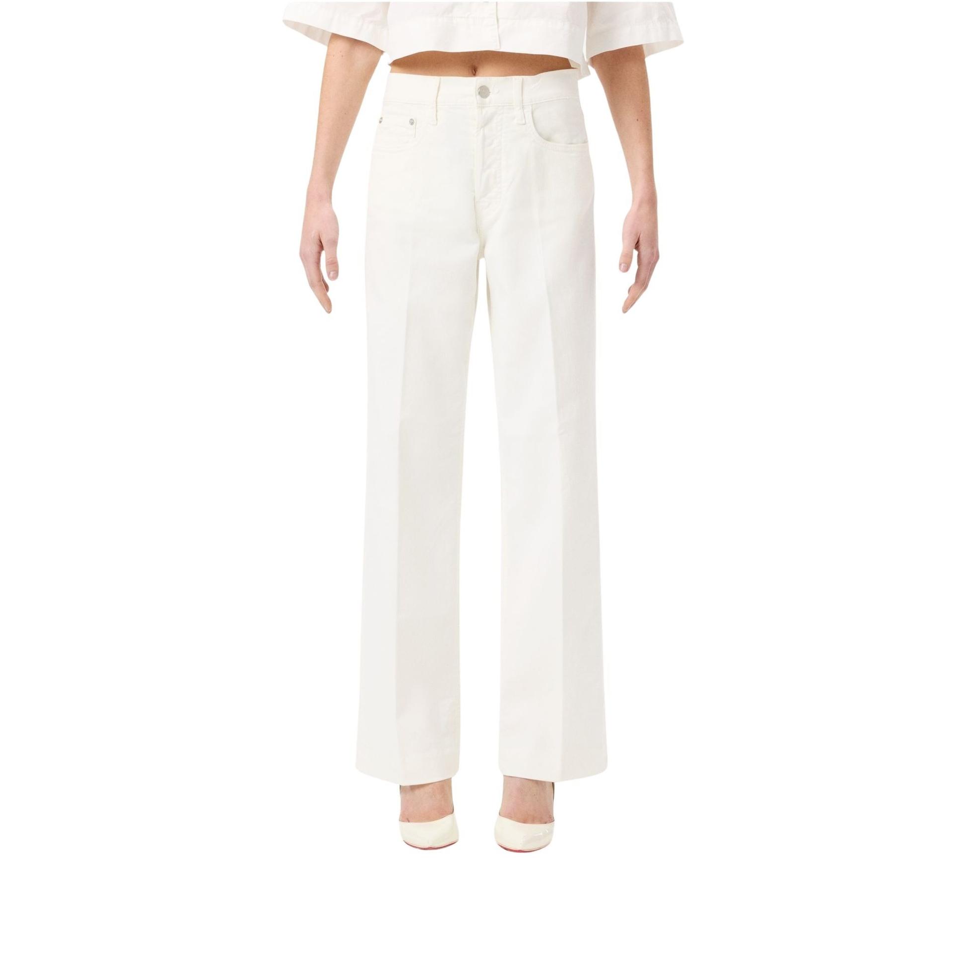 cycle right straight leg white jean - women