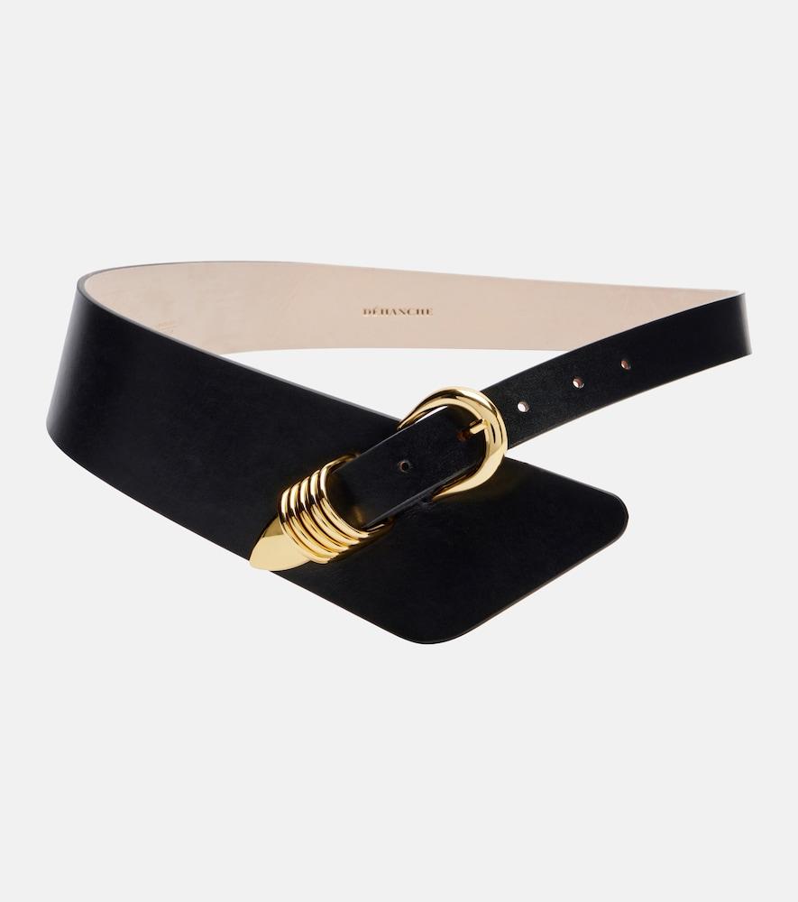 déhanche alcott asymmetric leather belt
