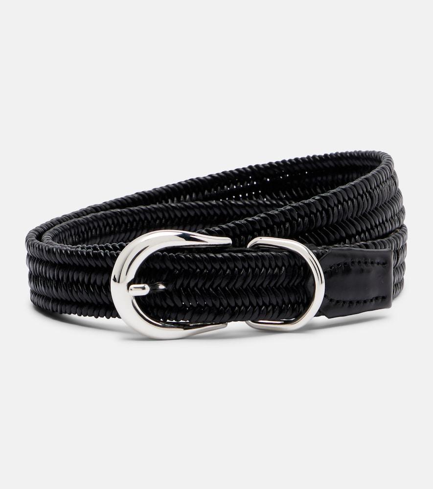 déhanche loom braided leather belt